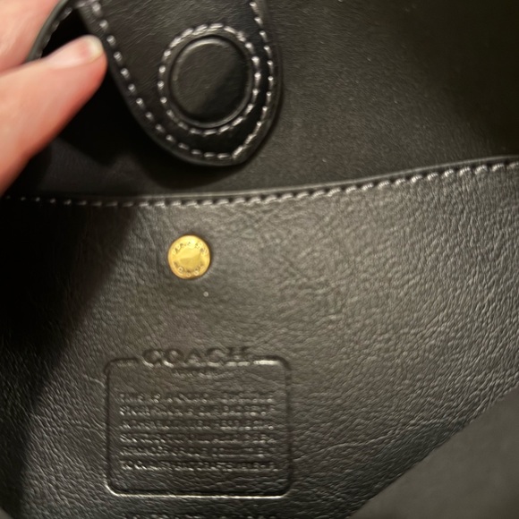 NWT Coach Black Brooklyn 28 Leather Shoulder Bag - Picture 4 of 11